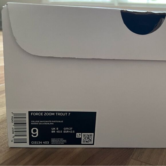 Nike Force Zoom Trout 7 'College Navy' size 9 - Picture 5 of 5